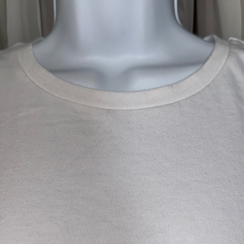 Hollister White Cut-Out T-Shirt Tank Top - Picture 3 of 6